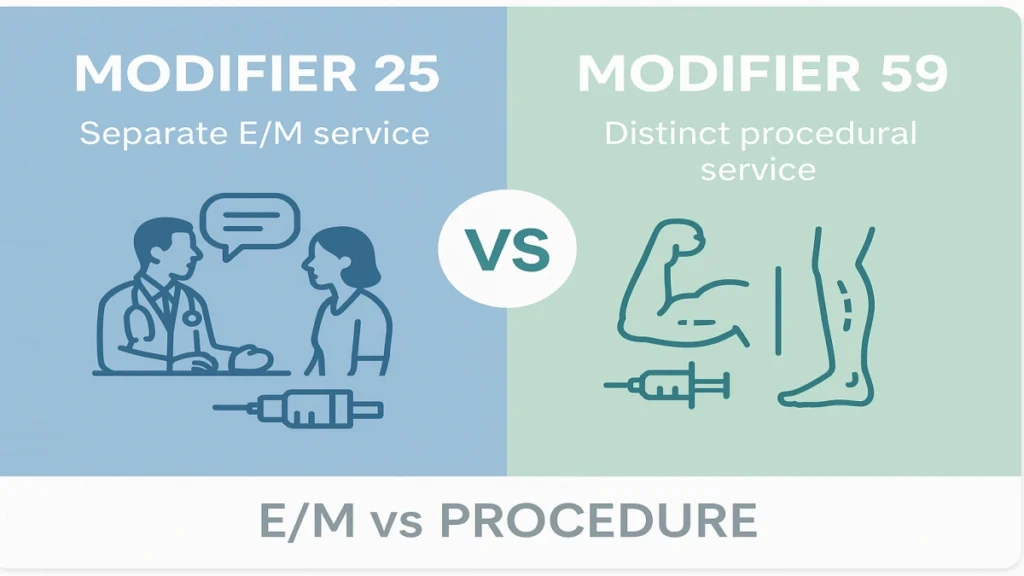 Modifier 25 vs 59