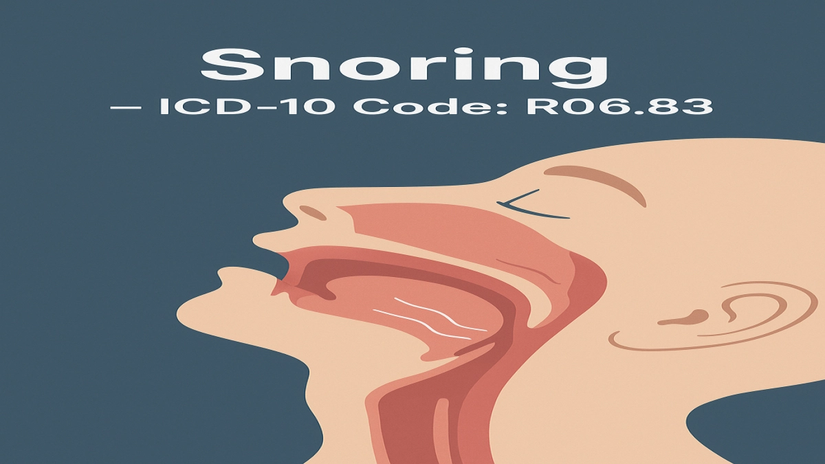 Snoring ICD 10