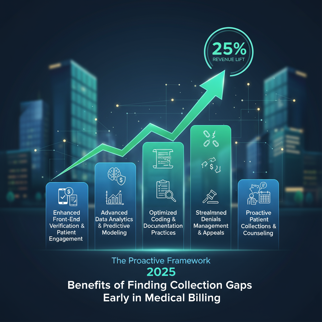 Benefits of Finding Collection Gaps Early in Medical Billing in 2025: The Proactive Framework for a 25% Revenue Lift