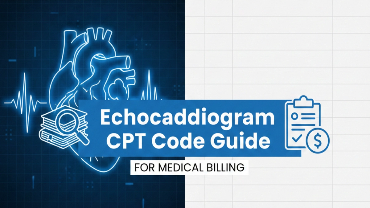 Echocardiogram CPT Code explained by rcm.medlifeguide