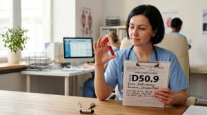Iron Deficiency Anemia ICD-10: D50.9 + Coding Rules